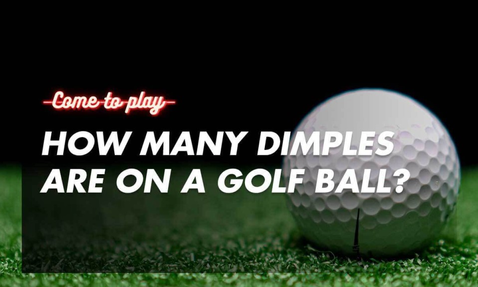 how-many-dimples-are-on-a-golf-ball